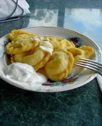 Вареники на пару на кефире