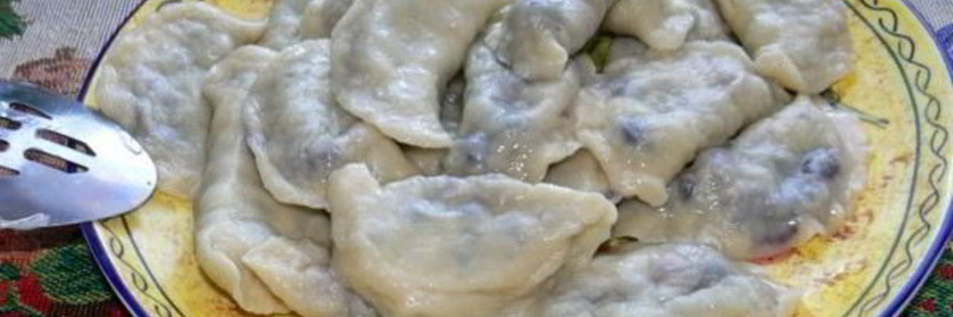 Вареники с черникой