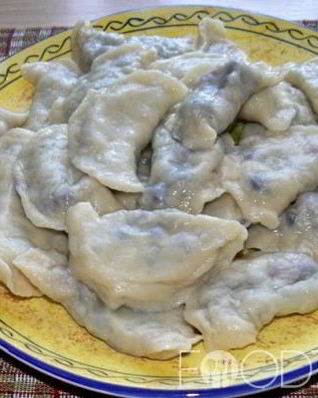 Вареники с черникой