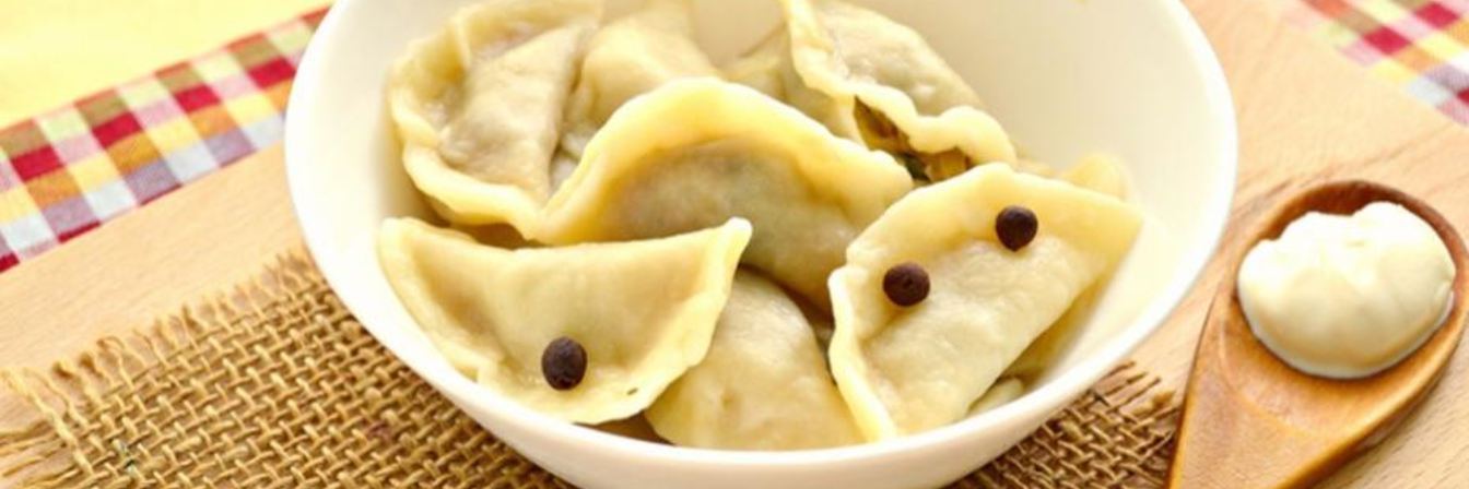 Вареники с капустой и зеленью