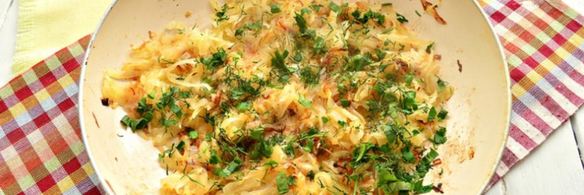 вареники с капустой и зеленью