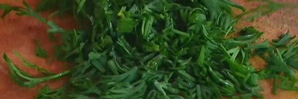 вареники с картофелем, беконом и укропом