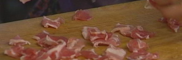 вареники с картофелем, беконом и укропом