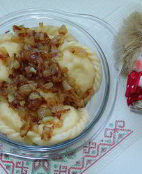 Вареники с картофелем и грибами