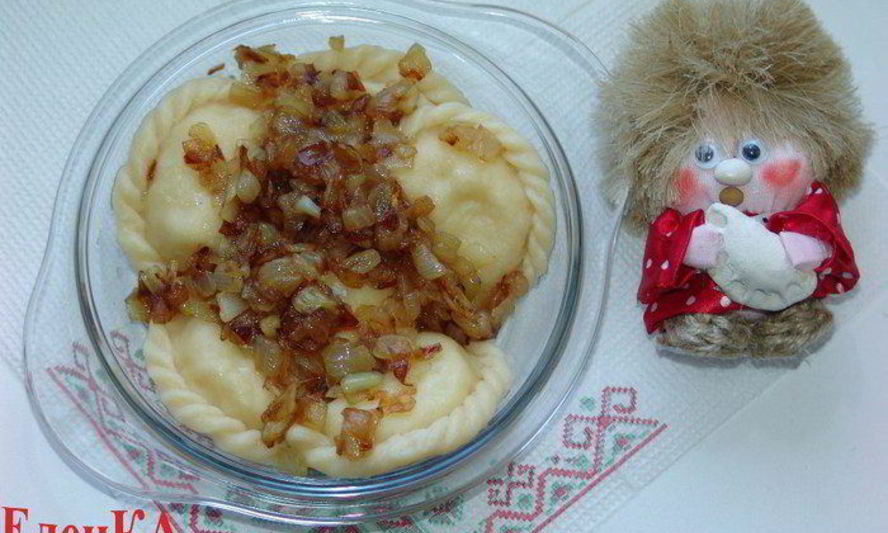 Рецепт вареников с картофелем и грибами