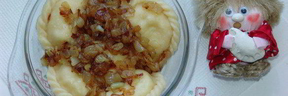 вареники с картофелем и грибами