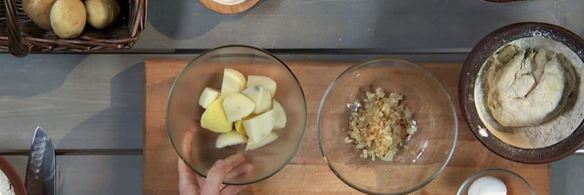 вареники с картофелем