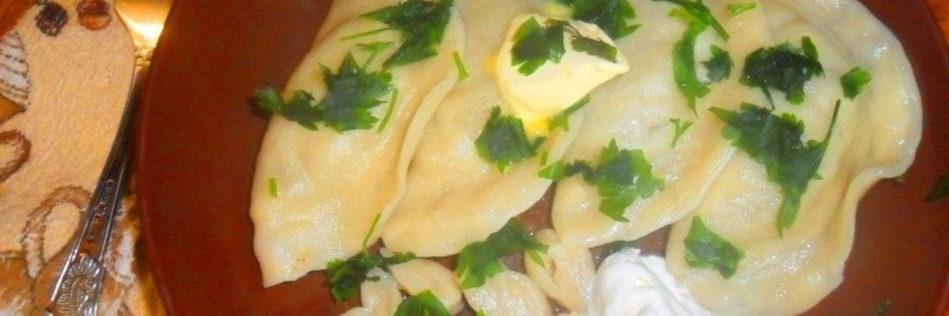 Вареники с картошкой и печенью