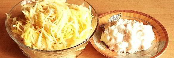 вареники с картошкой и салом