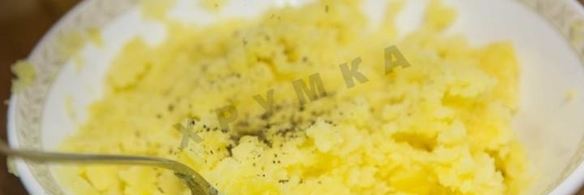 вареники с кислой капустой и мятым картофелем