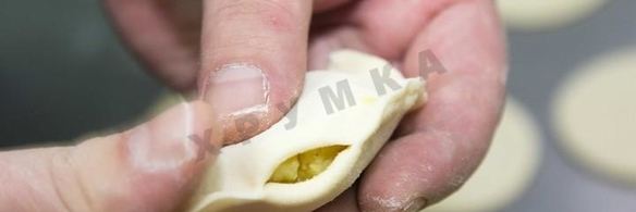 вареники с кислой капустой и мятым картофелем