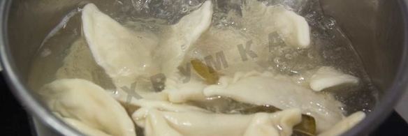 вареники с кислой капустой и мятым картофелем