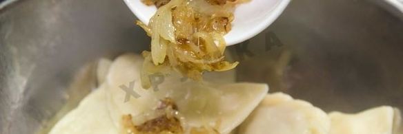 вареники с кислой капустой и мятым картофелем