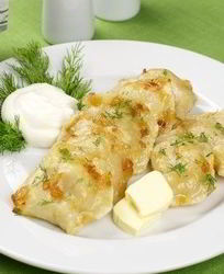 Вареники с кислой капустой