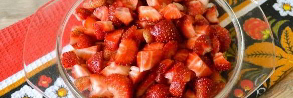 вареники с клубникой на воде