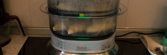 вареники с клубникой