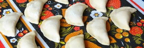 вареники с курицей