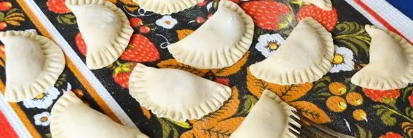 вареники с курицей