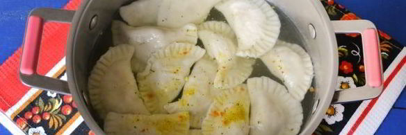 вареники с курицей