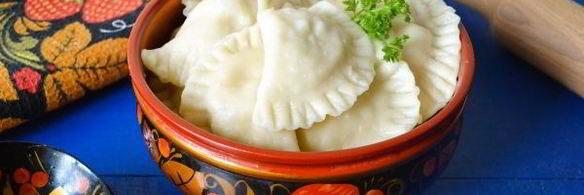 вареники с курицей