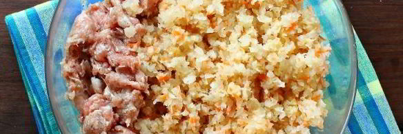 вареники с квашеной капустой и фаршем