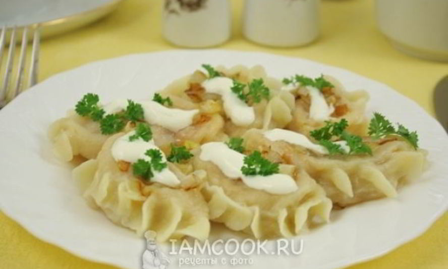 Рецепт вареников с квашеной капустой на молоке