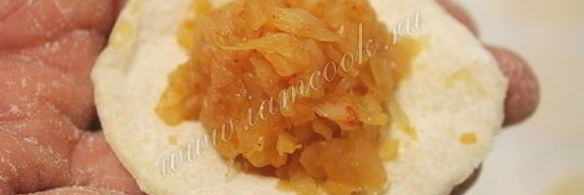 вареники с квашеной капустой на молоке