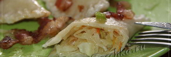 вареники с квашеной капустой