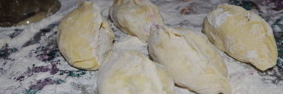 вареники с лесными ягодами