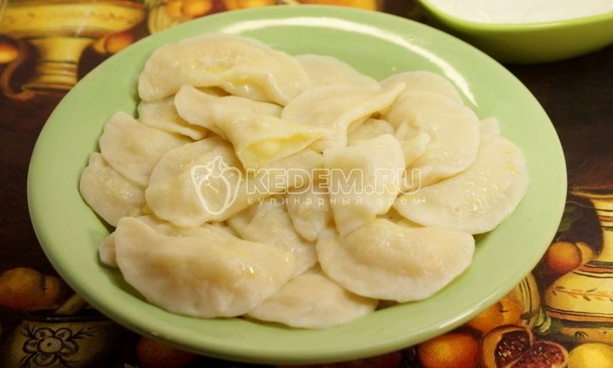 Рецепт вареников с нежным картофелем