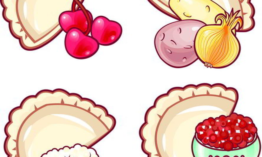 Рецепт вареников с салом