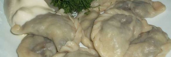 вареники с шампиньонами