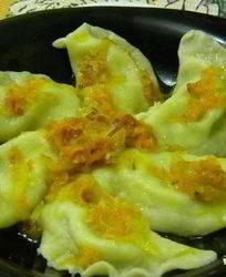 Вареники с сыром и зеленью