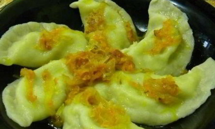 Рецепт вареников с сыром и зеленью