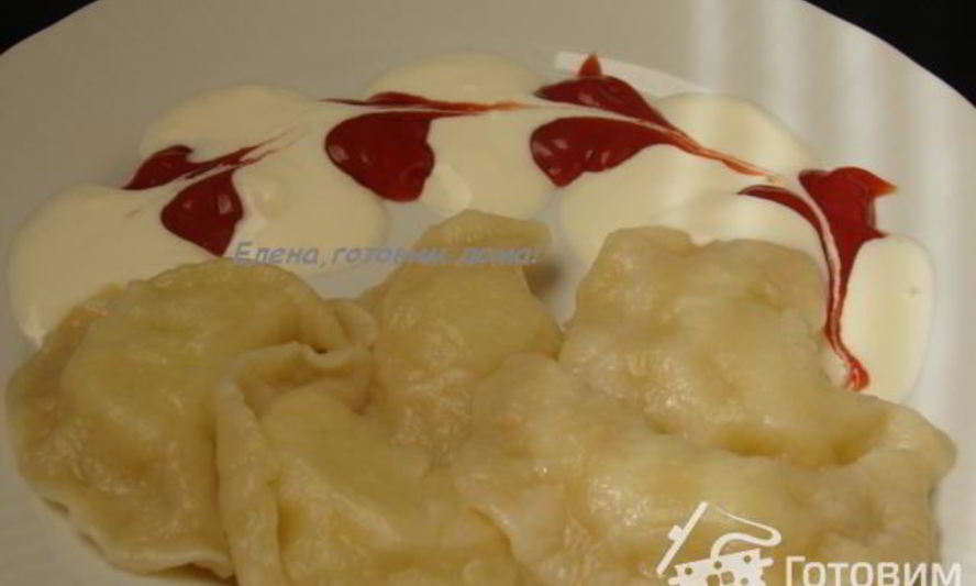 Рецепт вареников с сырым картофелем и сырно-картофельные