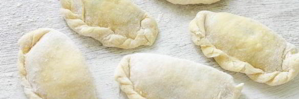 вареники с творогом и зеленым луком