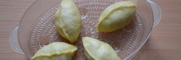 вареники с вишней на пару