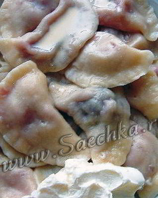 Вареники с вишней