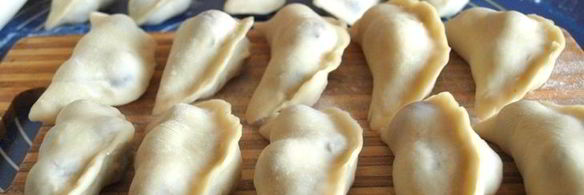 вареники с вишнями из постного заварного теста