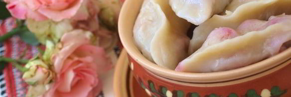 вареники с вишнями из постного заварного теста