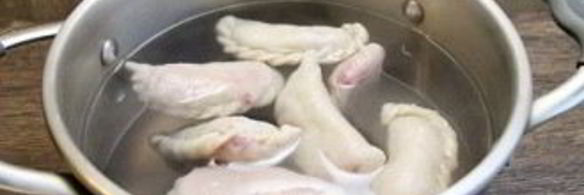 вареники с вишнями из заварного теста