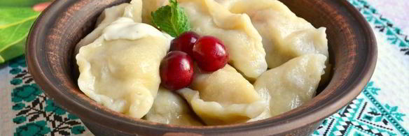 вареники с вишнями