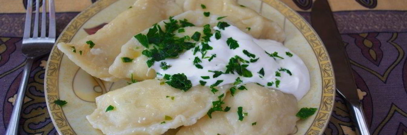 Вареники с зеленью