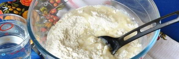 заварное тесто для вареников с творогом