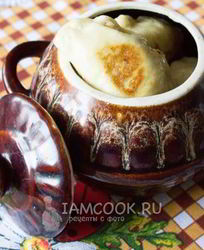 Золотистые вареники с капустой