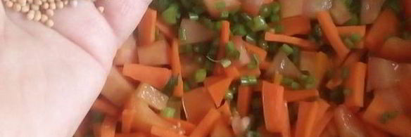 яичная лапша с овощами