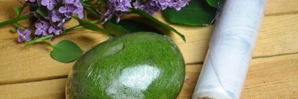 зеленая домашняя лапша с крапивой