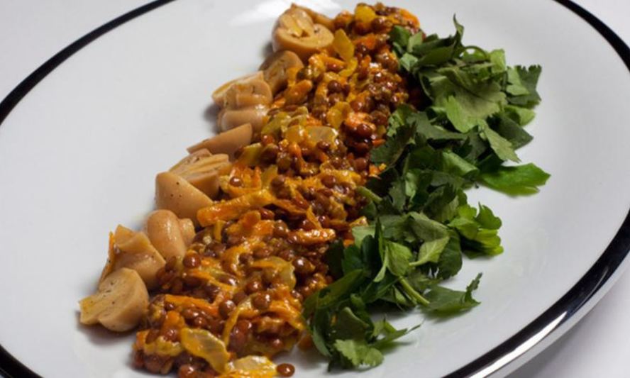 Рецепт жаркого из чечевицы