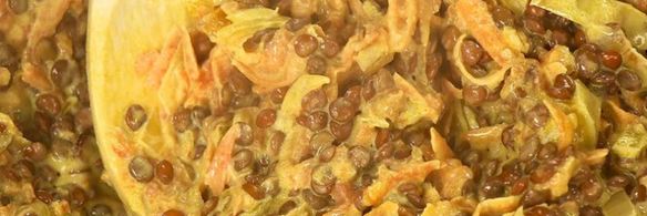 жаркое из чечевицы