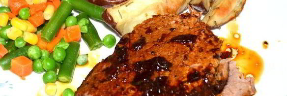 жаркое из говядины на кофе